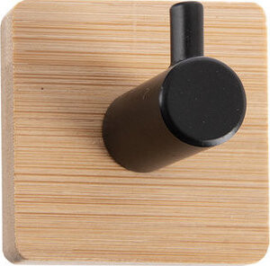 ORION Háčiky bambus/kov nalepovacie štvorec 2 ks