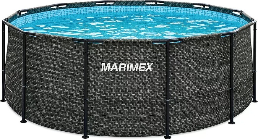 MARIMEX Bazén s konštrukciou Florida 3,66 × 1,22 m so skimmerom – motív RATAN
