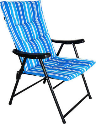 Verk 14644 Turistické skládací křeslo s polstrováním, modré