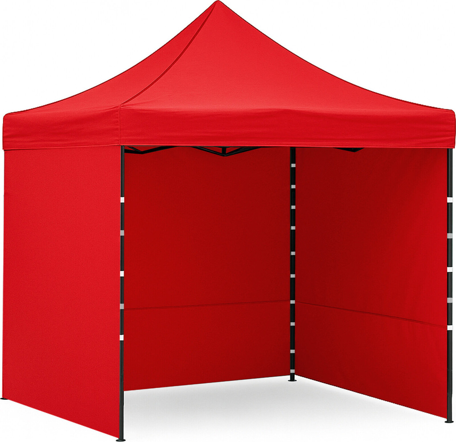 Aga – Nožnicový stánok, 3 × 3 m, červený