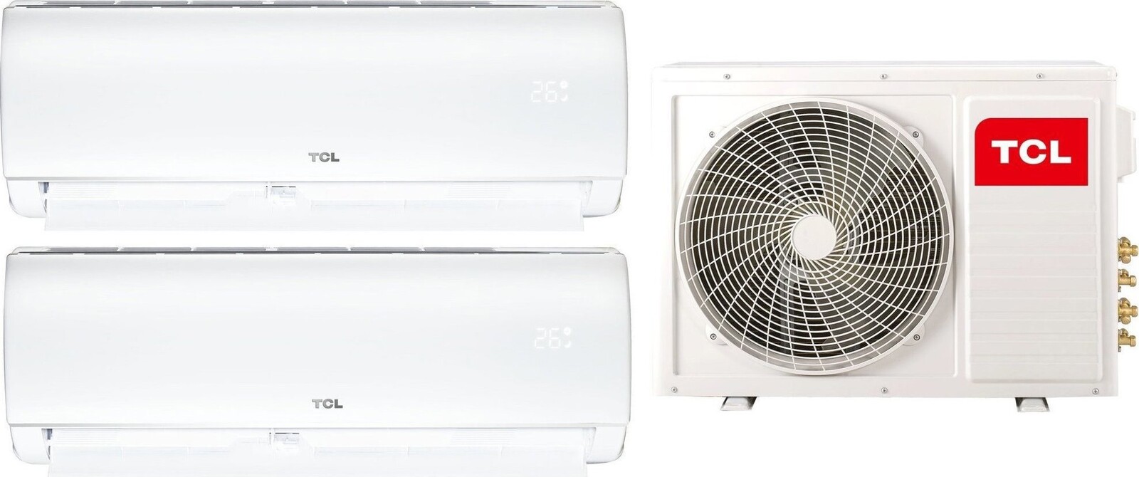 TCL FMA-18I2HD/DVO 5,1 kW + SN09F1S0 2,6 kW + SN09F1S0 2,6 kW