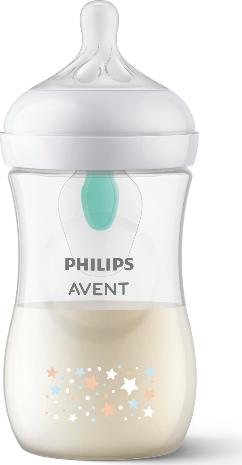 Philips AVENT SCY673/82 Fľaša Natural Response s ventilom AirFree 260 ml, 3 – 6m, 1 ks, Medveď