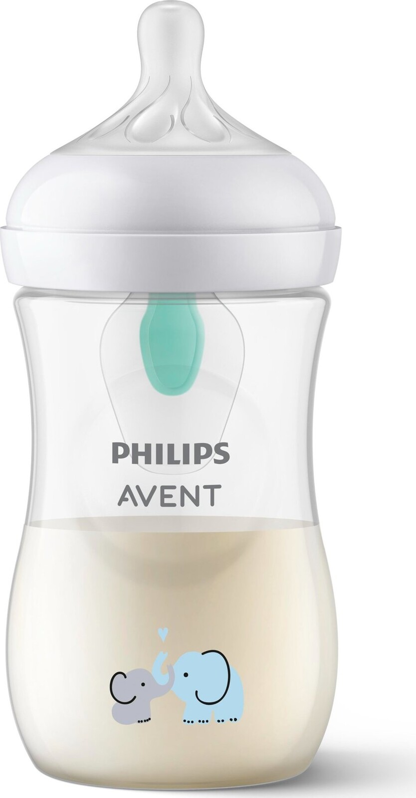 Philips AVENT SCY673/81 Fľaša Natural Response s ventilom AirFree 260 ml, 3 – 6m, 1 ks, Slon