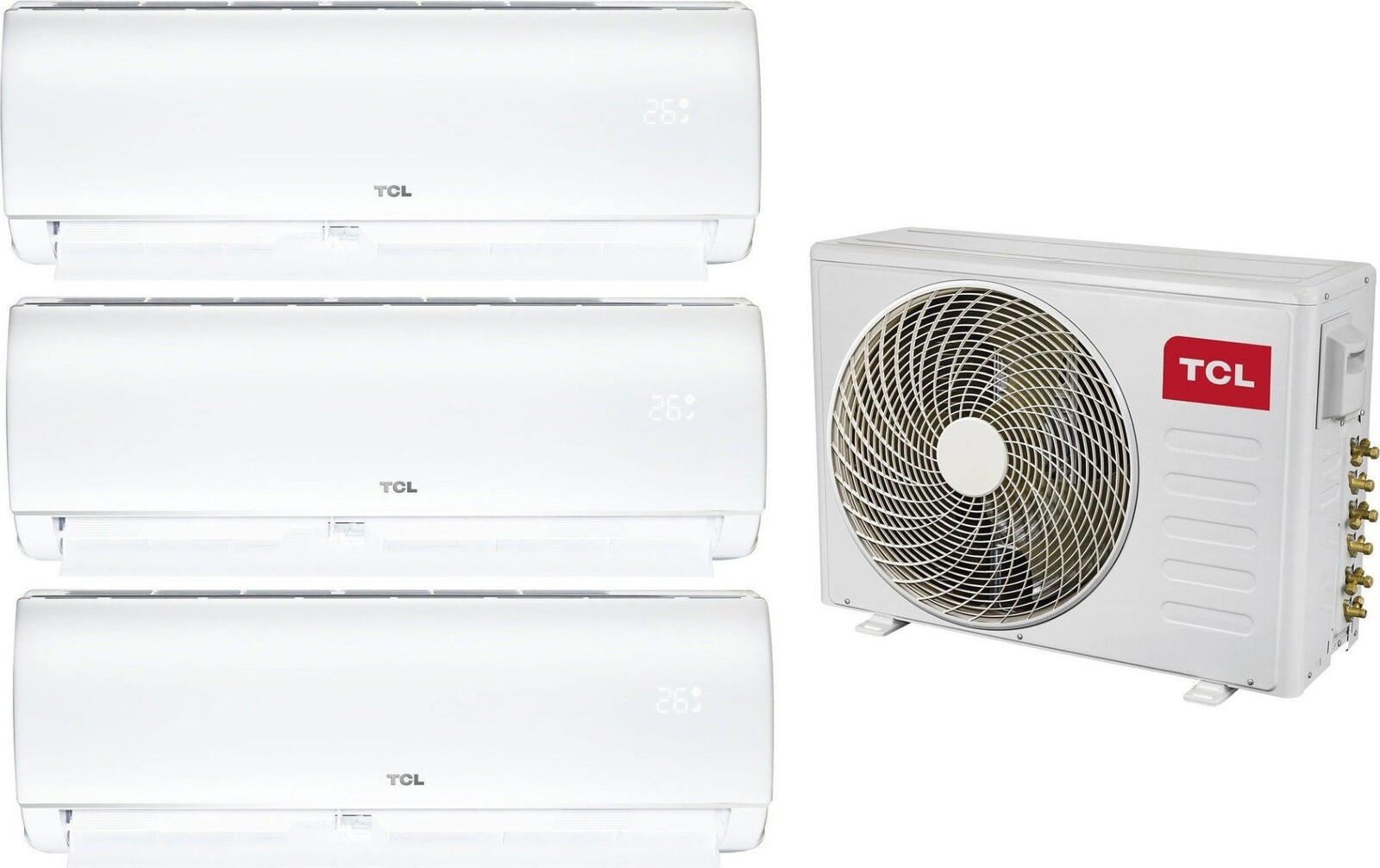 TCL FMA-27I3HD/DVO 7,9 kW + SN12F1S0 3,4 kW + SN12F1S0 3,4 kW + SN12F1S0 3,4 kW