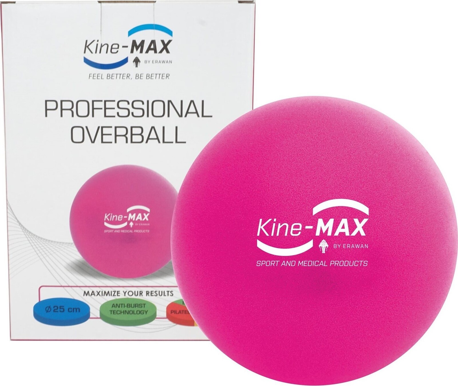 Kine-MAX Professional OverBall – ružový