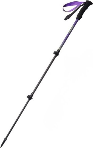 Naturehike Hoar Trek EXT1 karbonová treková hůl 3dílná, fialová