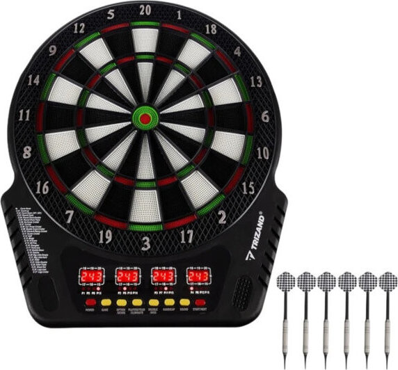 Trizand 26307 Elektronický terč na šipky s příslušenstvím 43 × 51,5 cm