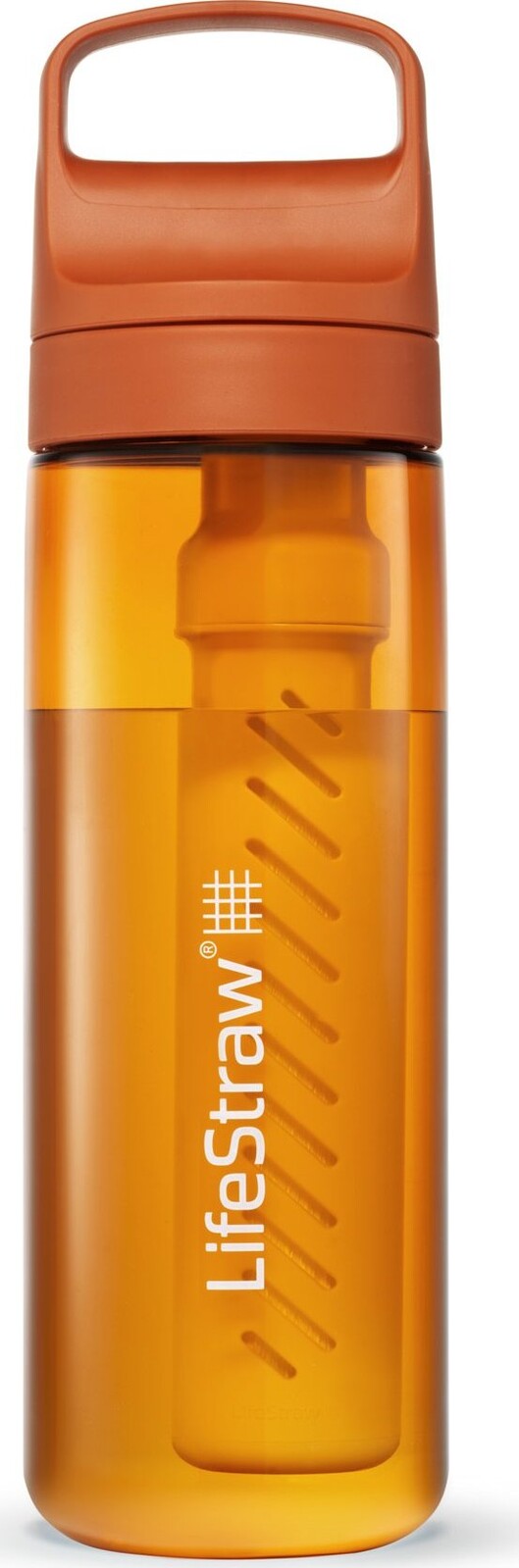 LifeStraw Go 2.0 filtračná fľaša na vodu, 22 oz, kjótsky pomaranč