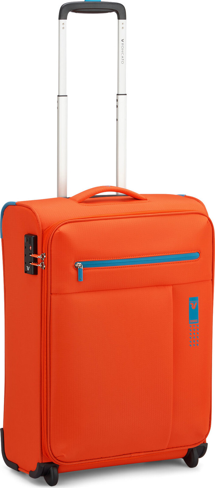 Roncato LITE SOFT S, jasne oranžový, 55 × 40 × 20 cm, 2 kolieska