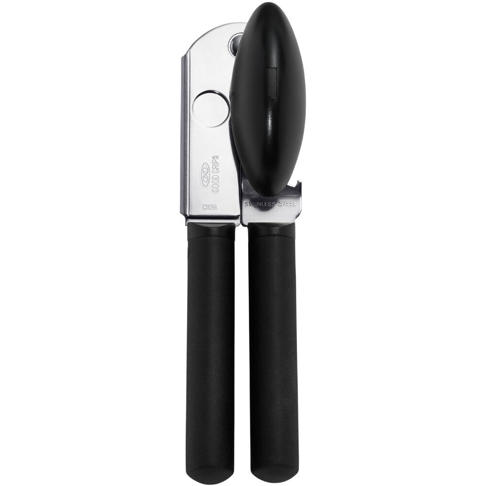 Otvárač na konzervy GOOD GRIPS 18 cm, čierny, plast, OXO