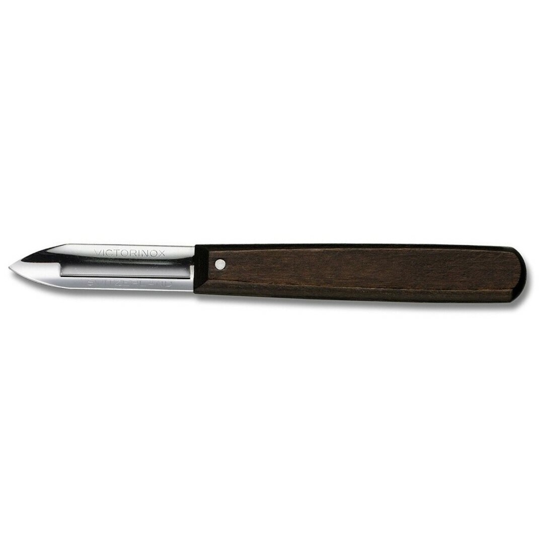 Škrabka na zeleninu 16 cm, čierna, drevo, Victorinox