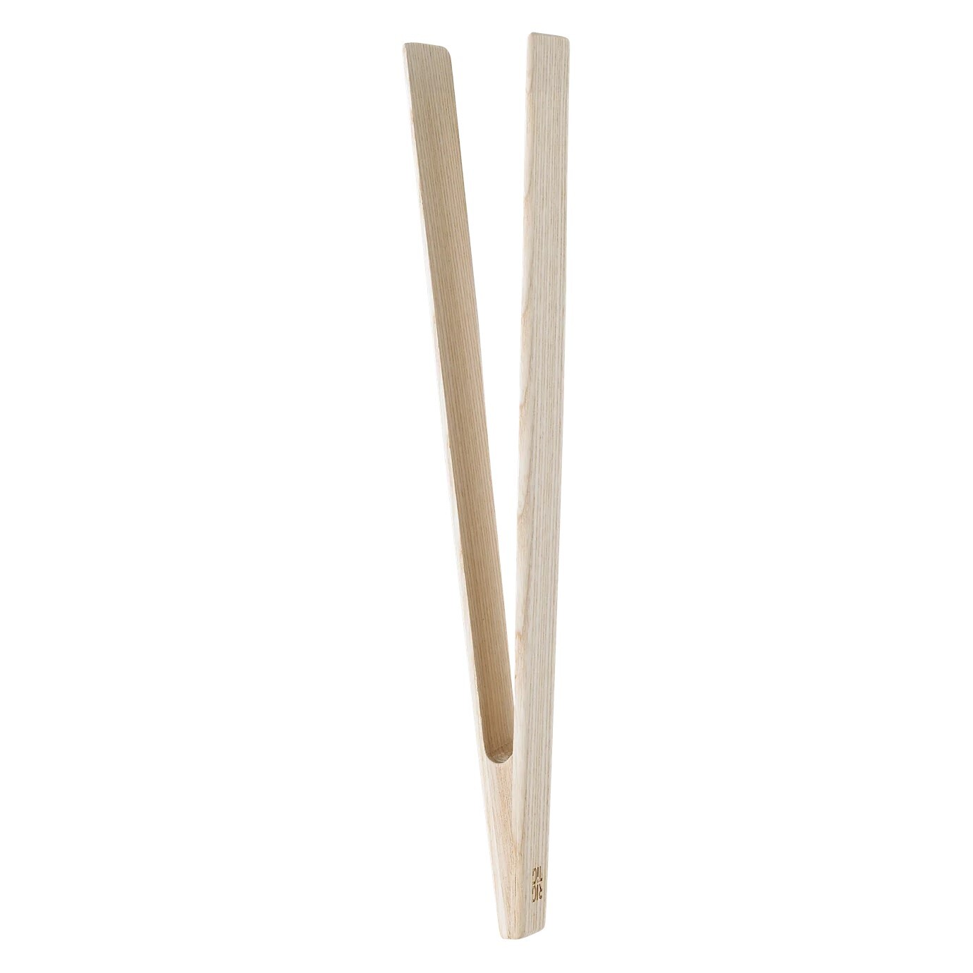 Zahnutá pinzeta pre kuchárov WOODY 26 cm, hnedá, drevo, RIG-TIG