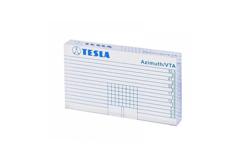 TESLA Turntable cartridge azimuth / VTA