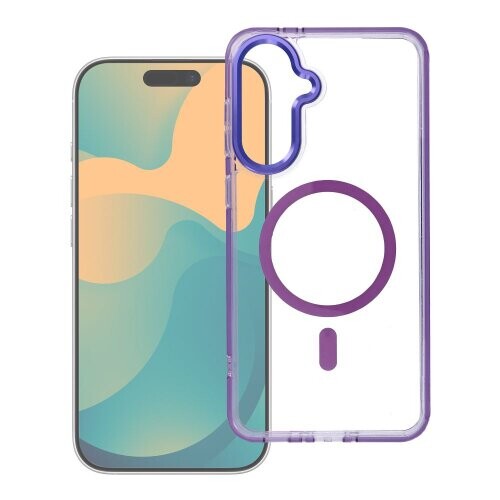 Puzdro Frame Hybrid Magsafe Samsung Galaxy A57 5G - fialové