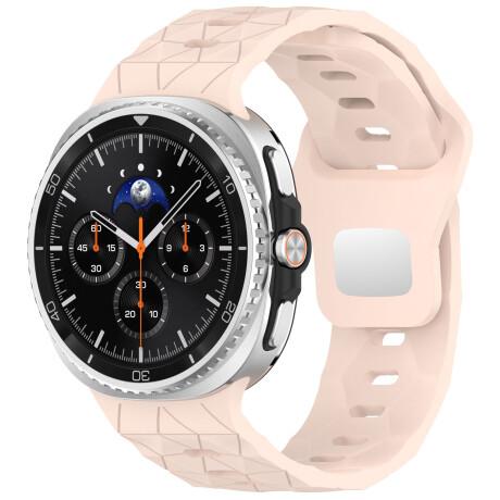 BStrap Silicone Grid remienok na Samsung Galaxy Watch 8, pink