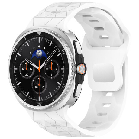 BStrap Silicone Grid remienok na Samsung Galaxy Watch 8, white