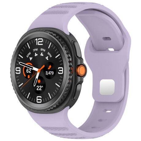 BStrap Silicone Dotline remienok na Samsung Galaxy Watch 8, purple