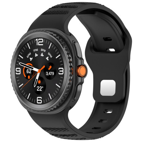 BStrap Silicone Dotline remienok na Samsung Galaxy Watch 8, black