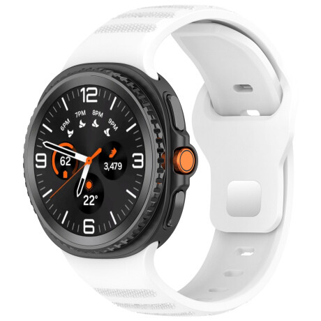 BStrap Silicone Dotline remienok na Samsung Galaxy Watch 8, white