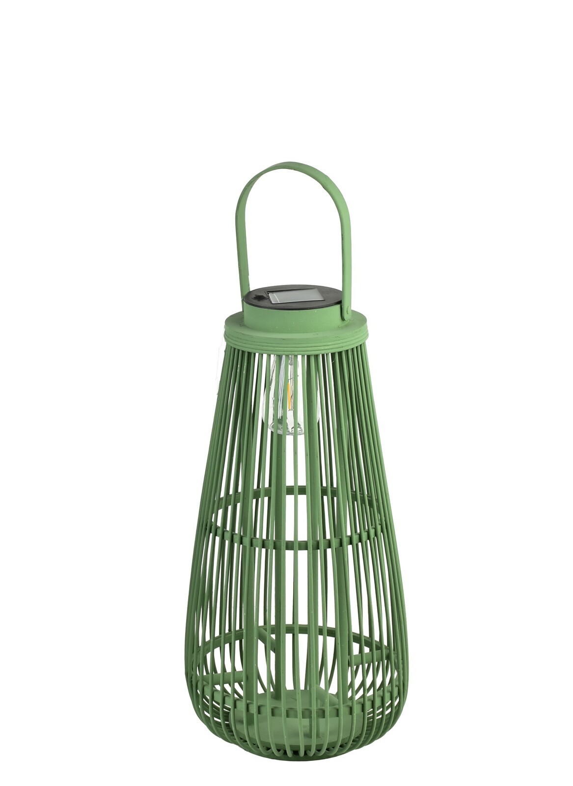 Solární LED lucerna Lucie 25x50 cm zelená