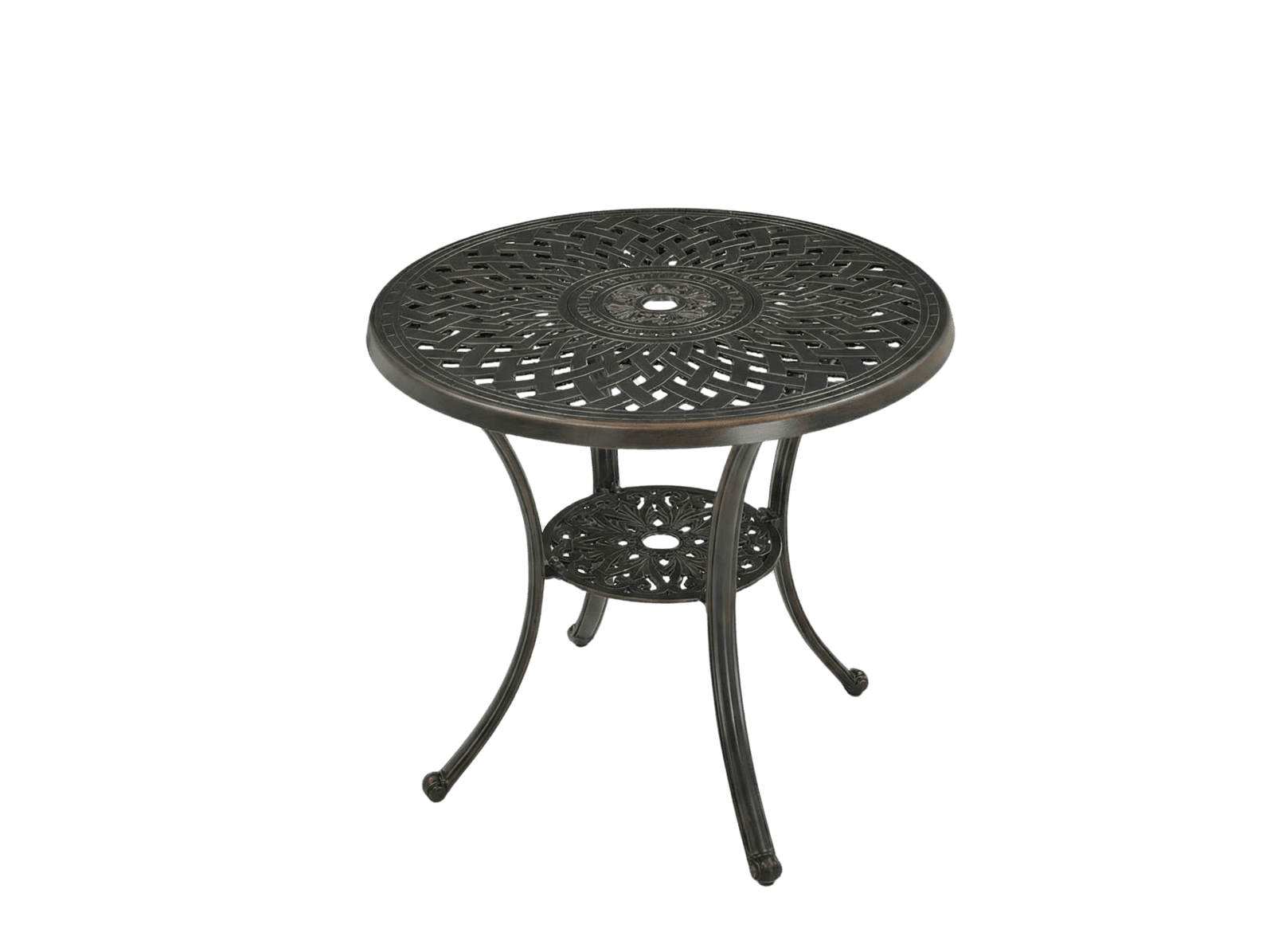 Zahradní stůl Mondrich 78 cm antický bronz