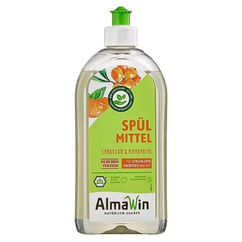 Čistiaci prostriedok na riad s rakytníkom a mandarínkou AlmaWin 500ml