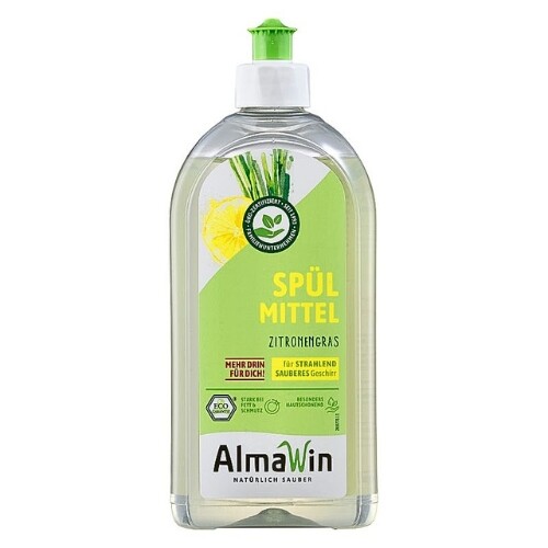 Čistiaci prostriedok na riad s citrónovou trávou AlmaWin 500ml