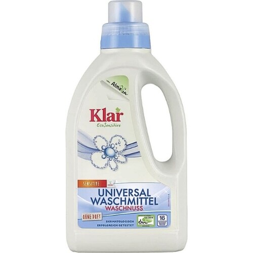 Univerzálny prací gél z mydlových orechov Sensitive Klar 750ml