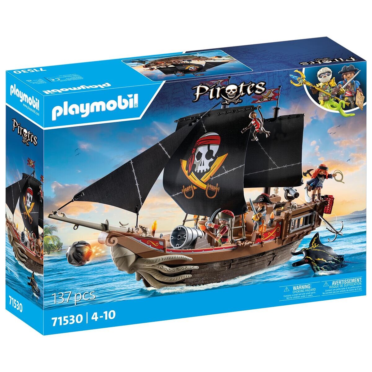 Playmobil Veľká pirátska loď