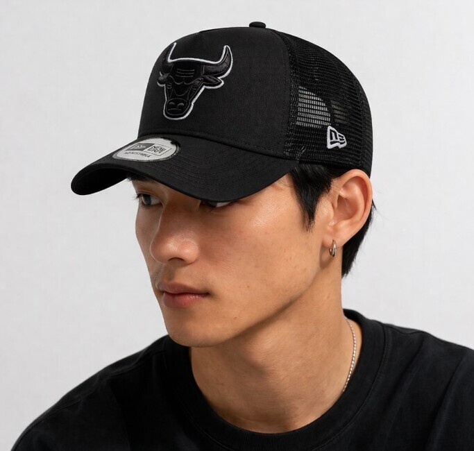 šiltovka New Era 940 Af Trucker cap NBA Outline Chicago Bulls Stone - UNI