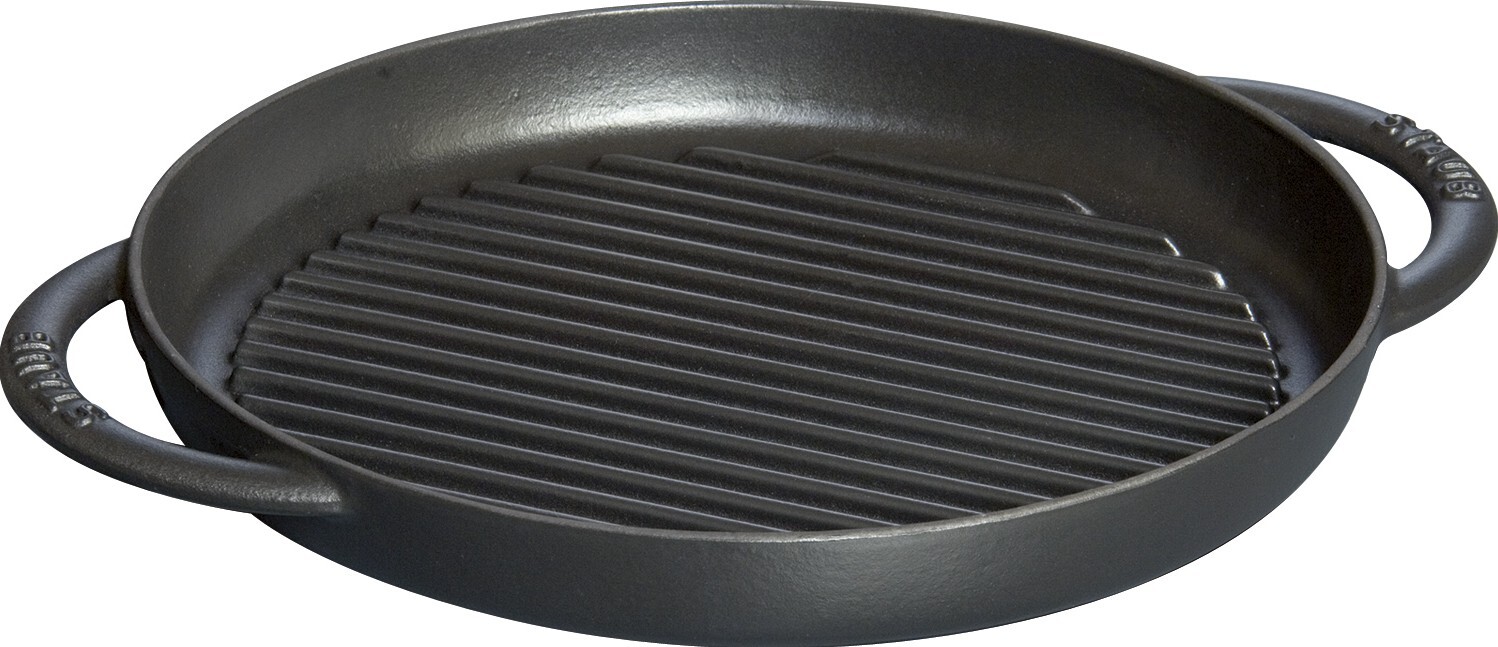 Staub Okrúhly liatinový gril 30 cm, čierna 12013023