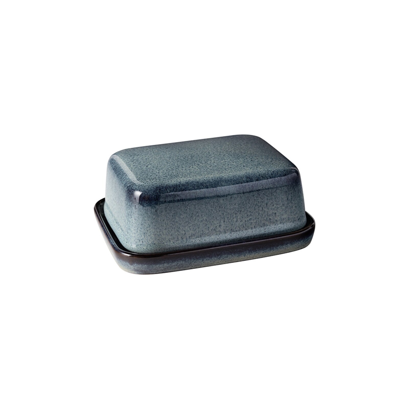 Villeroy & Boch Kameninová dóza na maslo Lave gris, 14,7 x 11,7 cm 10-4259-1800