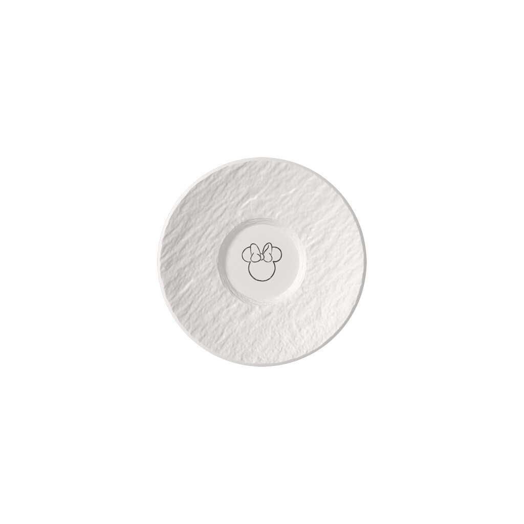 Villeroy & Boch Espresso podšálka Manufacture Rock Blanc - Mickey Mouse, Ø 12 cm 10-4720-1430