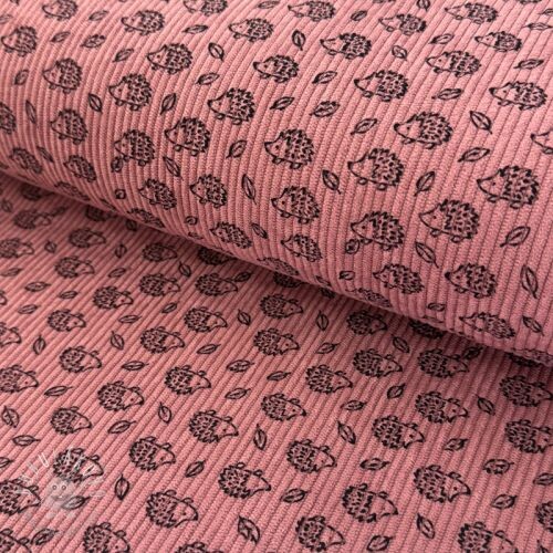 Menčester STRETCH Little hedgehog old pink