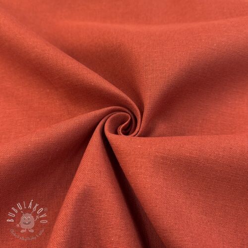 Viskóza s ľanom SPANDEX terracotta