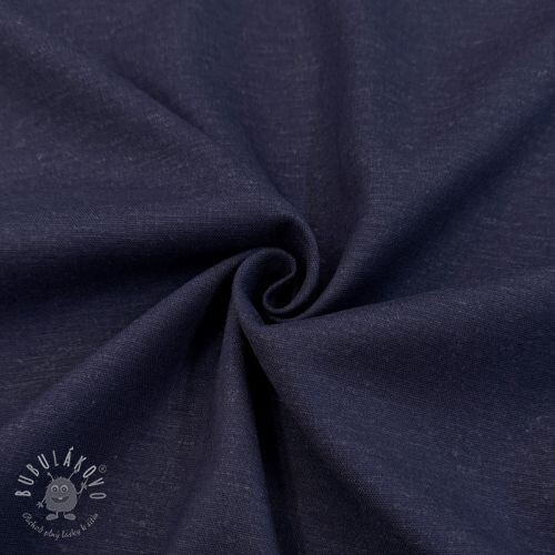 Viskóza s ľanom SPANDEX marine