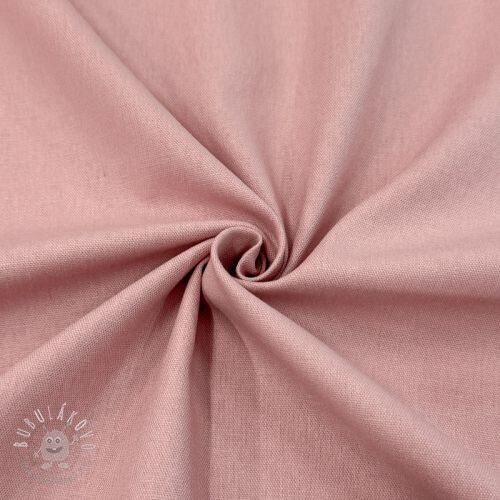 Viskóza s ľanom SPANDEX old rose