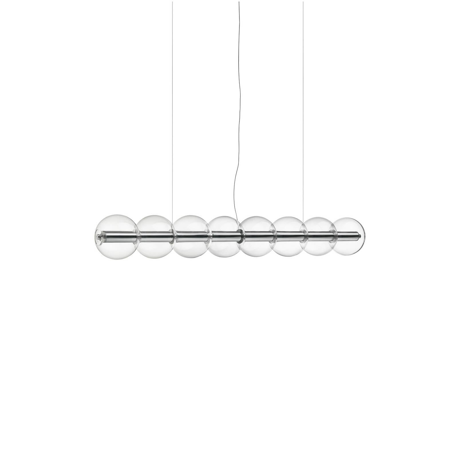 FLOS LED závesné svietidlo LUCE SFERICA S1, 166 cm, sklo