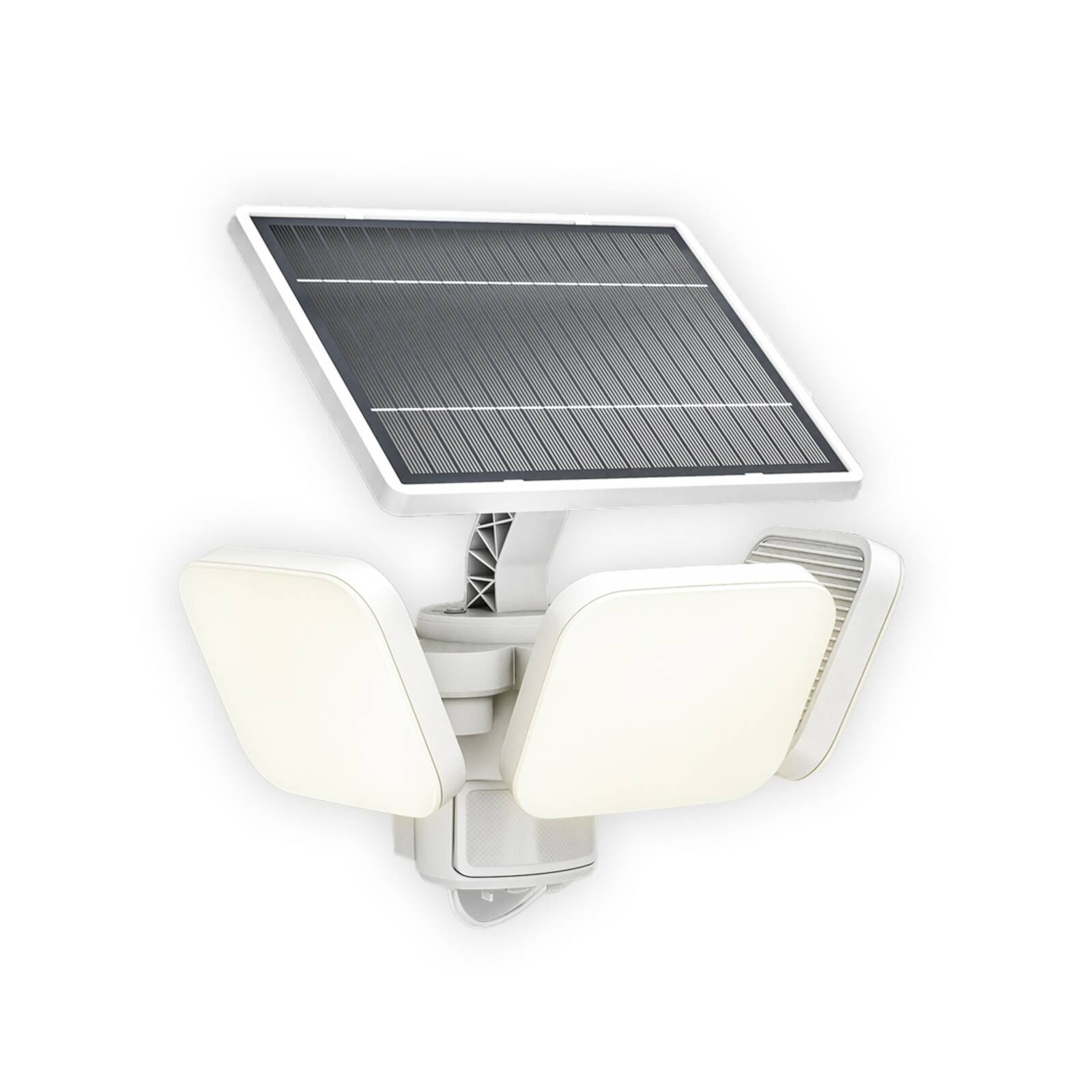 Solarna lampa Philips Zyren, biela, 3 000 K, senzor, IP65