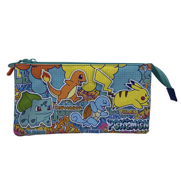 CyP Brands Pokémon peračník s tromi vreckami - Urban Colors