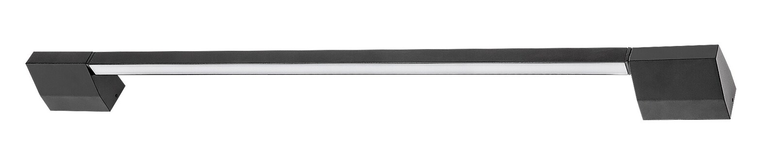 Rabalux Čierne fasádne LED svietidlo Zilina 900mm 8W IP54 77053