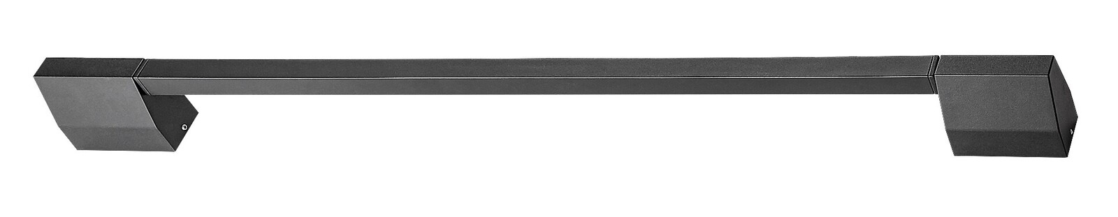 Rabalux Čierne fasádne LED svietidlo Zilina 595mm 8W IP54 77052