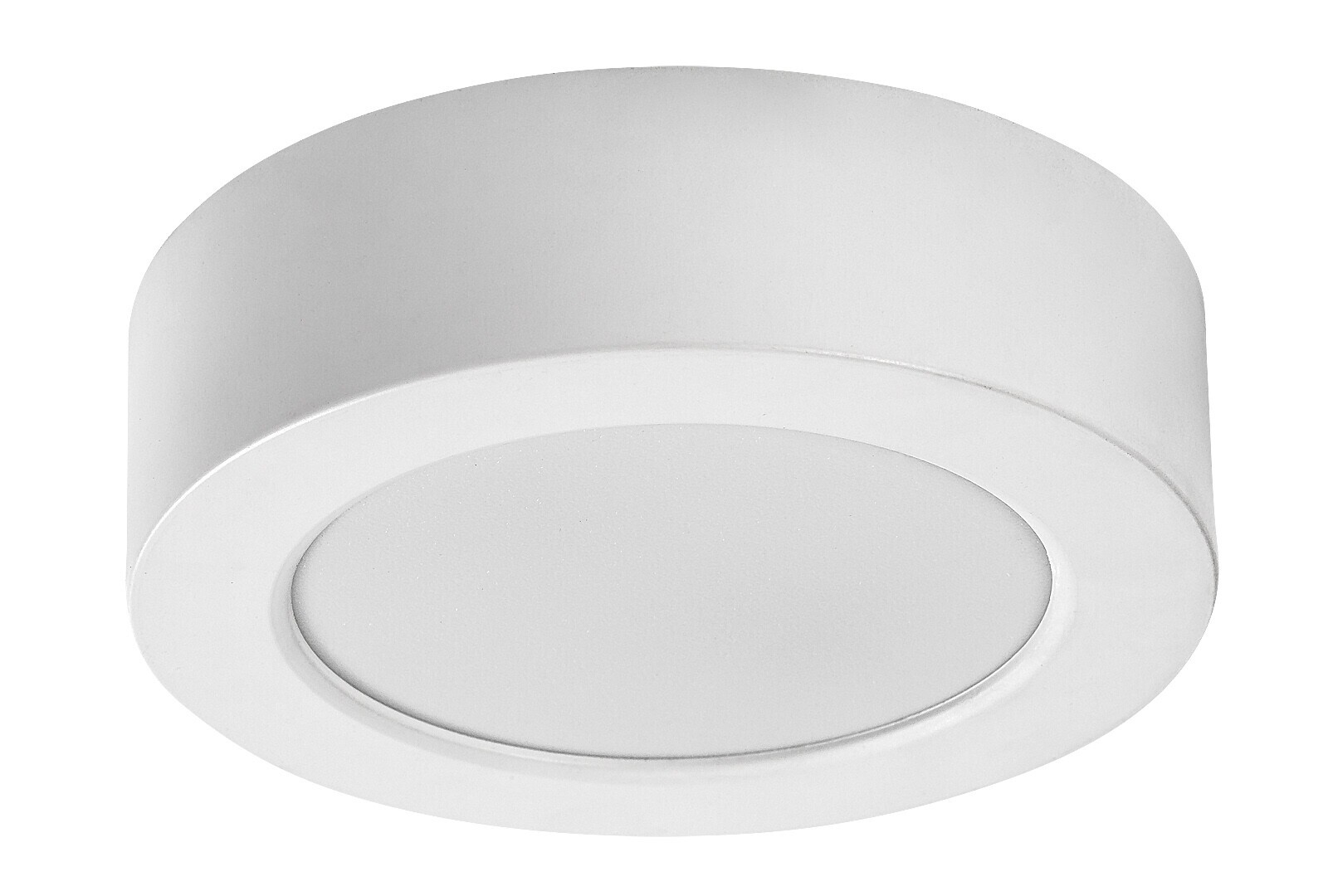 Rabalux Biele stropné LED svietidlo Shaun Plus okrúhle 120mm 7W IP44 75071