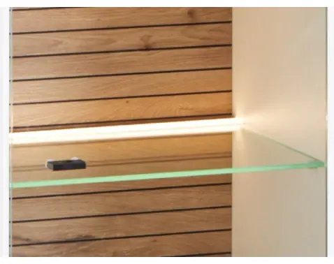 Lišta s LED svetelným pásikom (40 cm) farba svetla teplá biela%