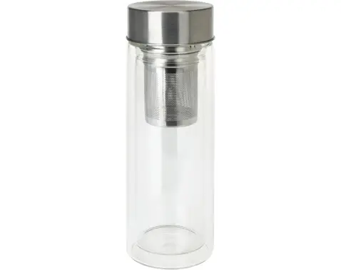 Fľaša na pitie 300 ml, sklenená%