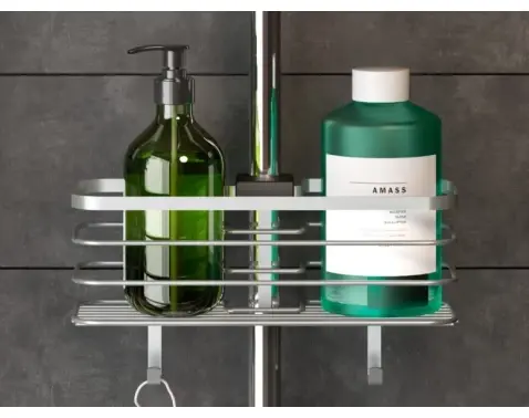 Polica na sprchu Origin Luxy, chrometherm%