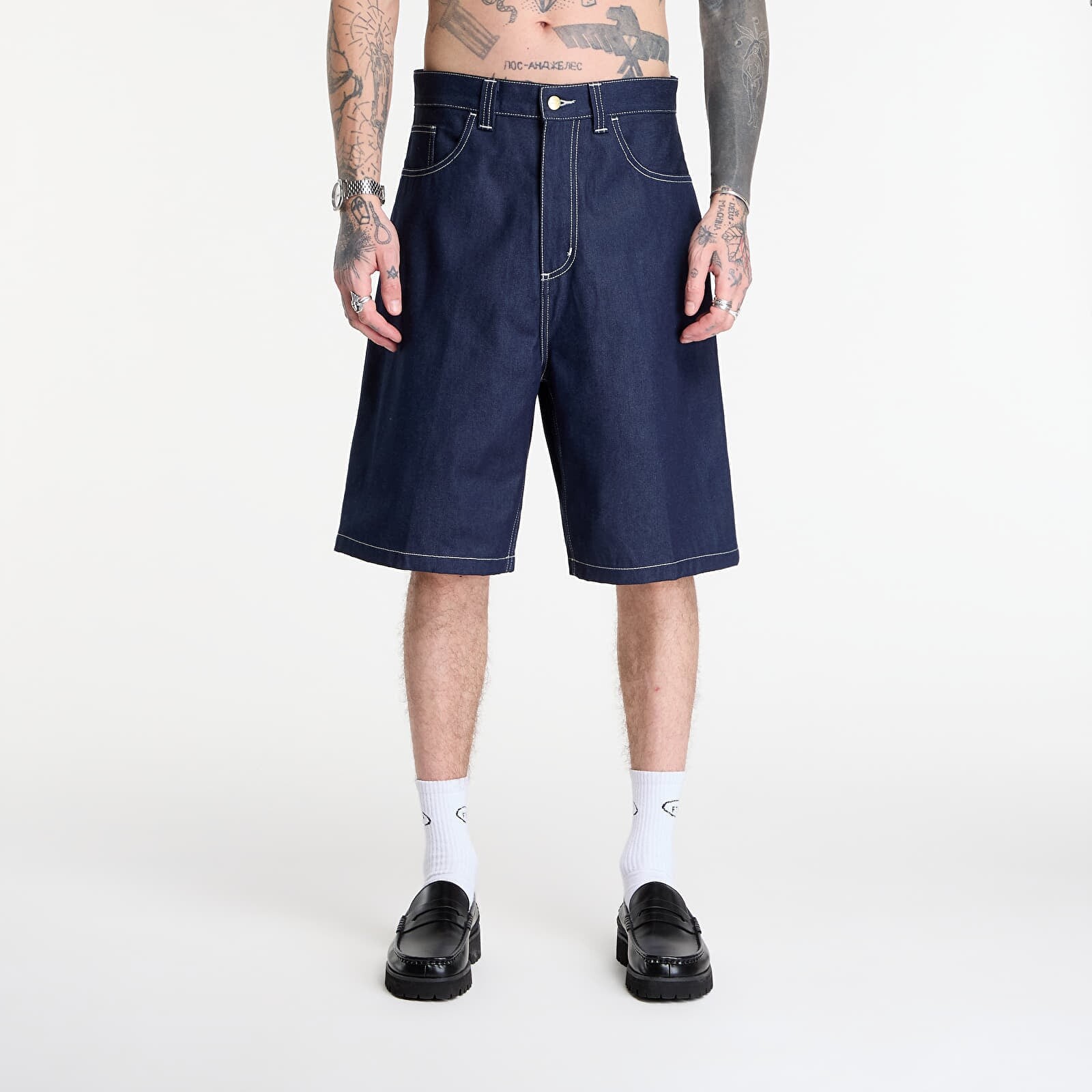 Šortky Carhartt WIP Brandon Short Blue S