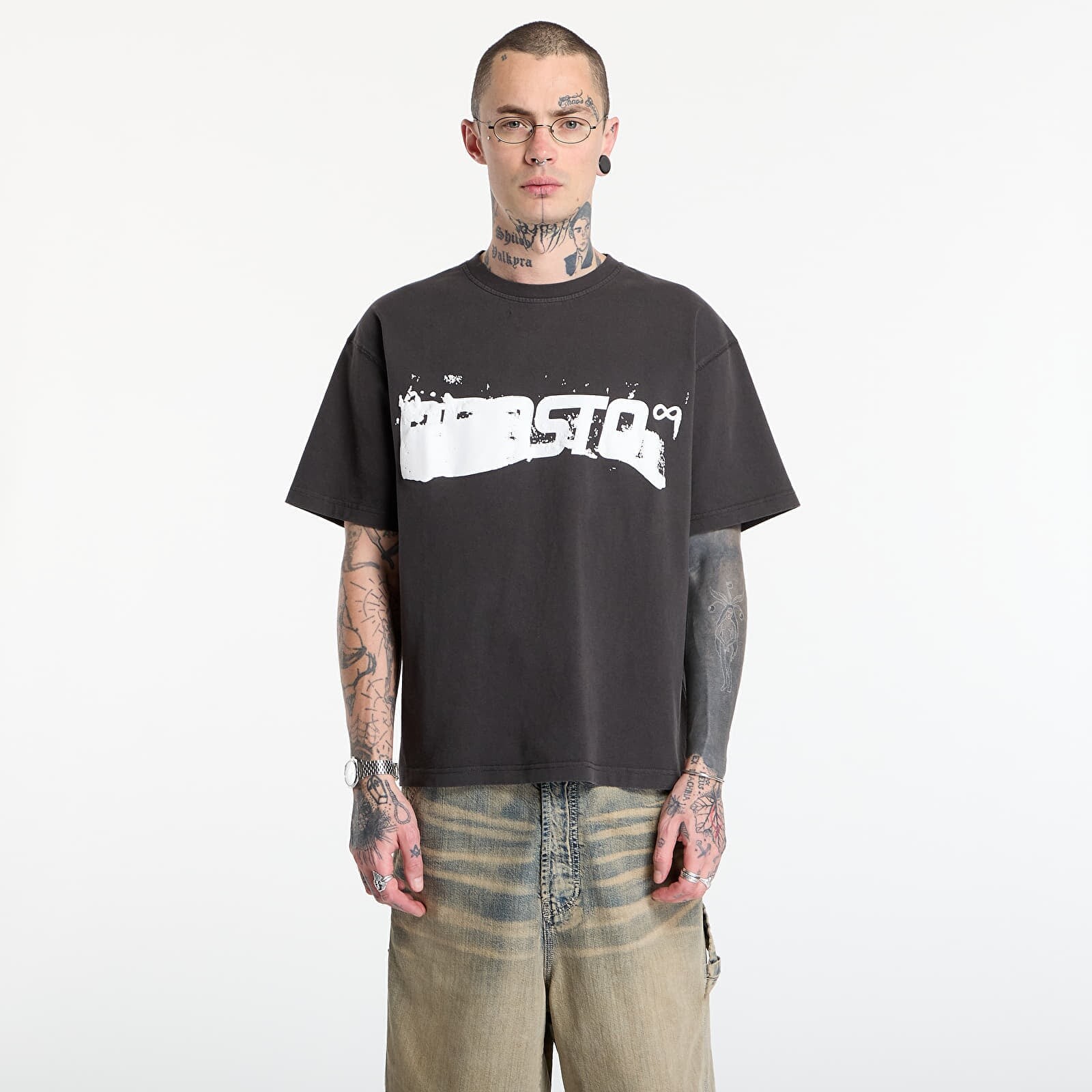 Tričko Prosto T-shirt Splash Black S