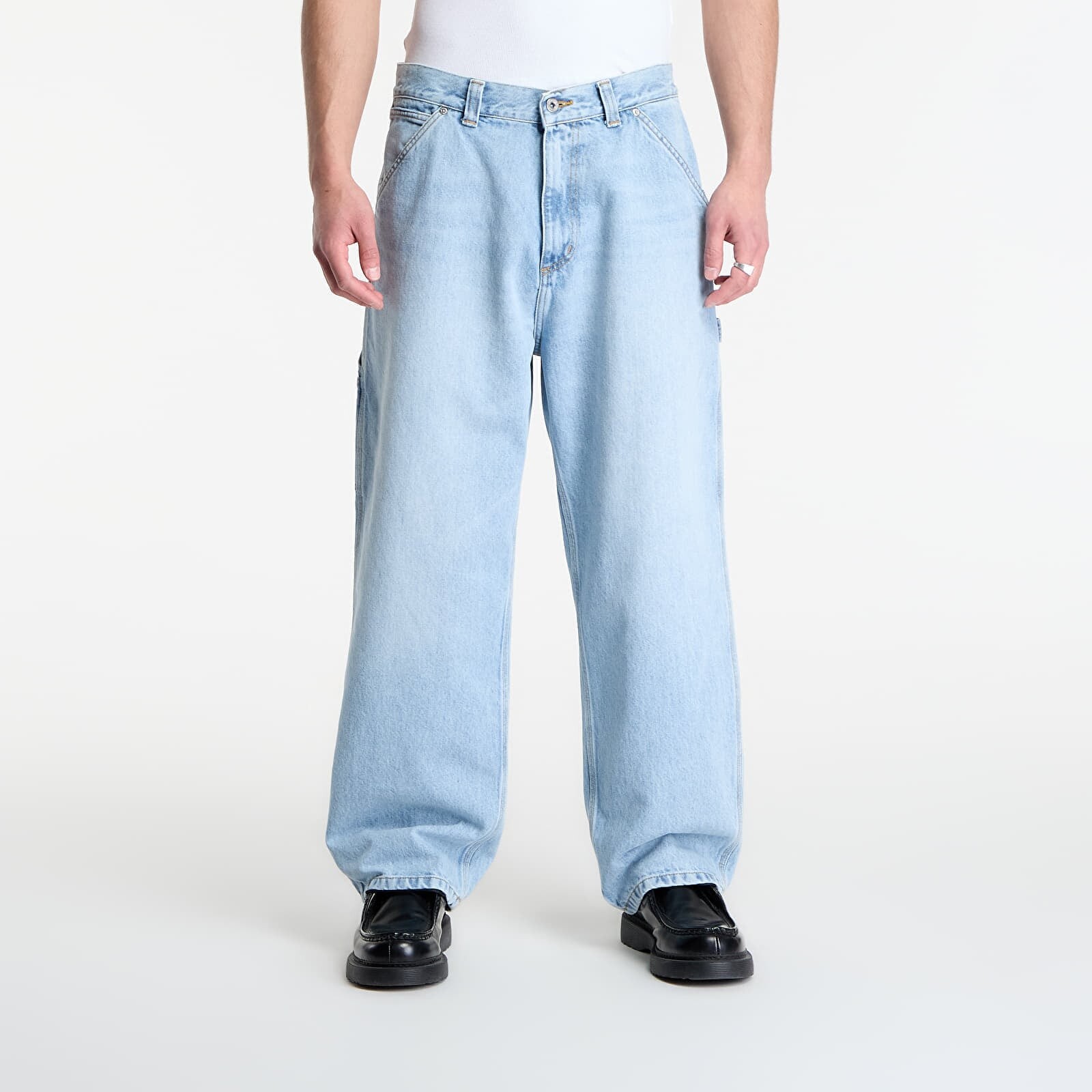Džínsy Carhartt WIP Belmont Pant Blue L