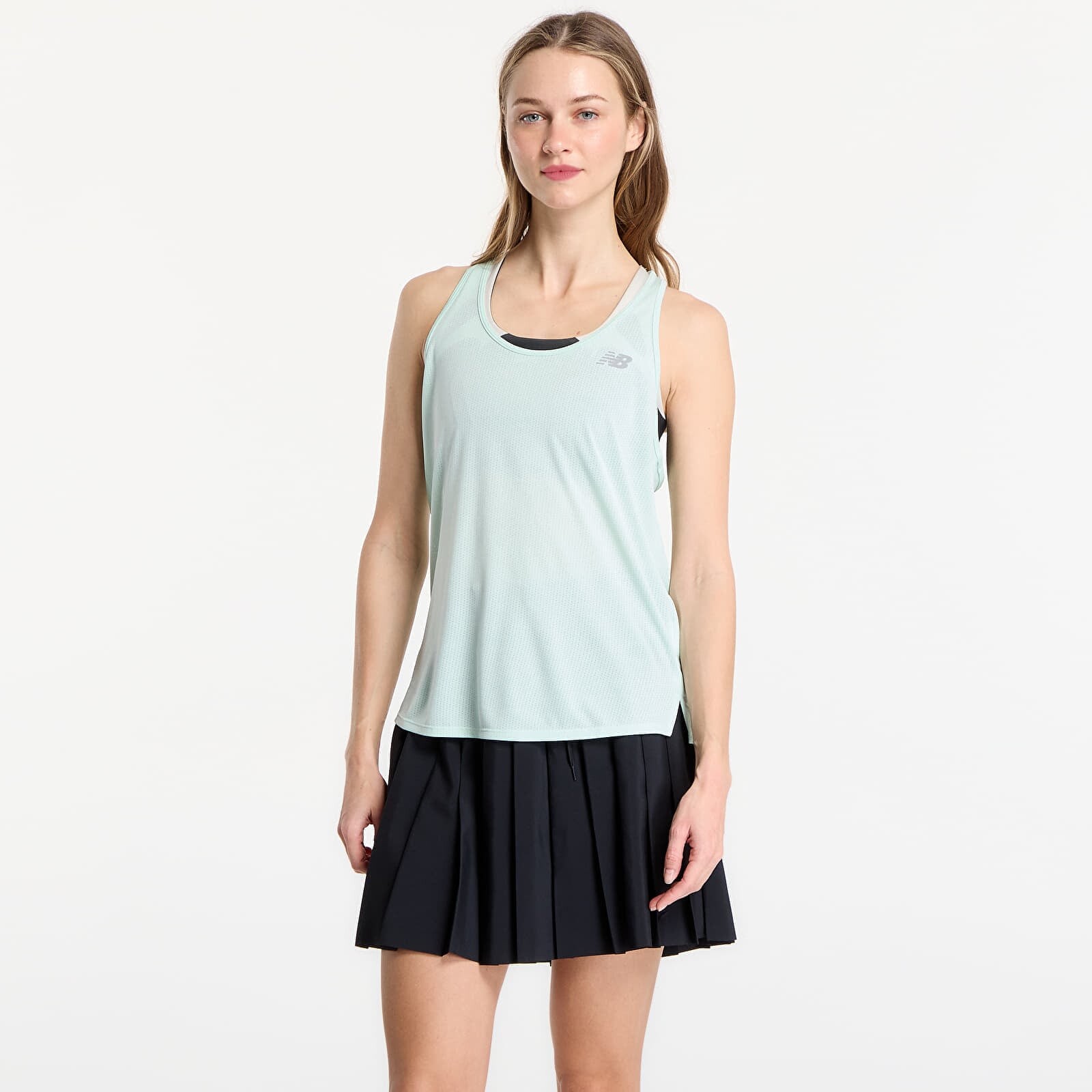 New Balance Athletics Tank Cosmic Jade Heather L